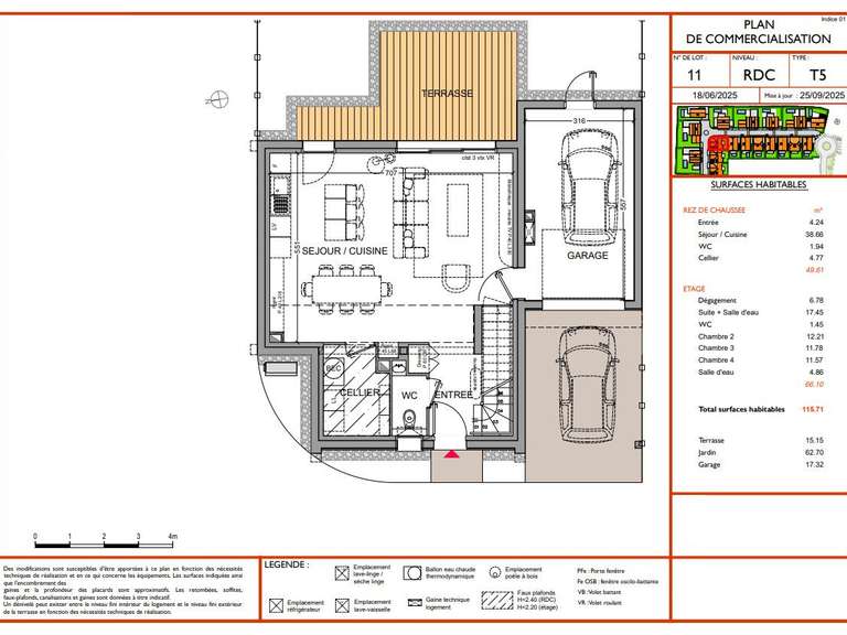 Maison Anglet - 4 chambres - 115m²