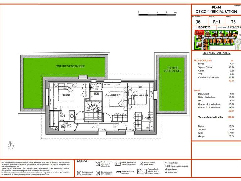 Maison Anglet - 4 chambres - 135m²