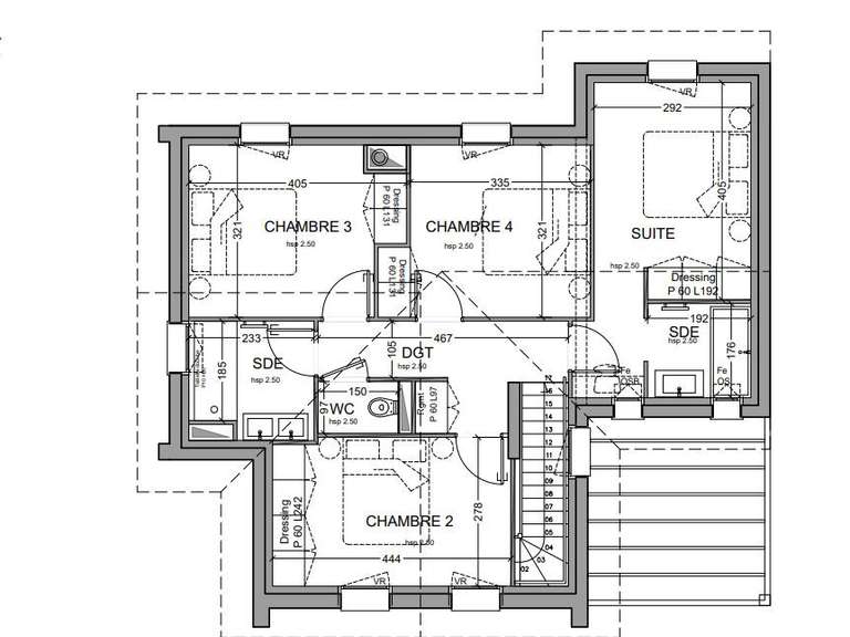 Maison Anglet - 4 chambres - 116m²