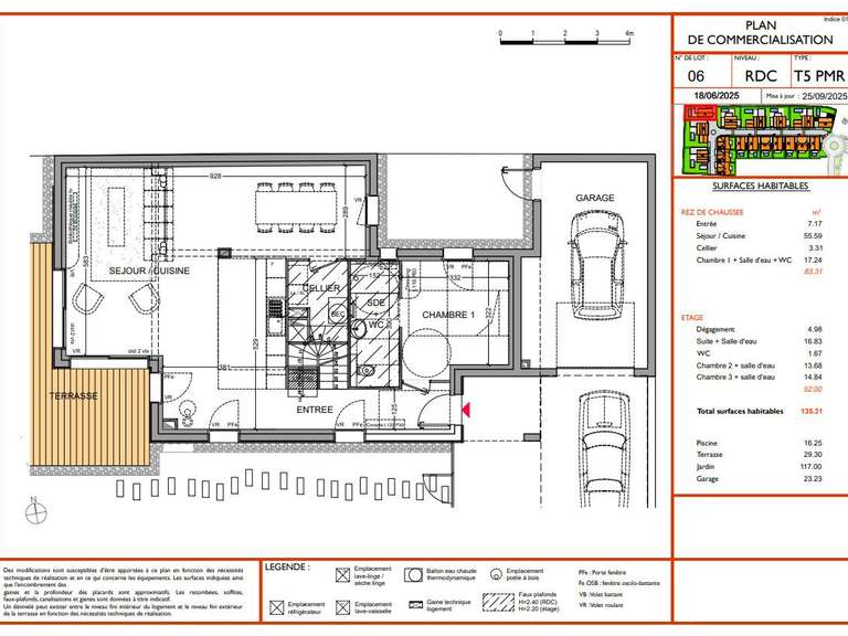 Maison Anglet - 4 chambres - 135m²