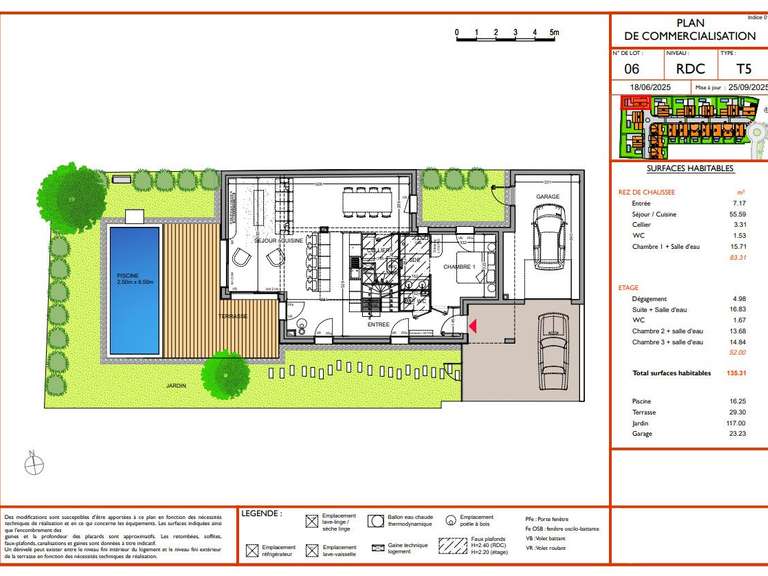 Maison Anglet - 4 chambres - 135m²
