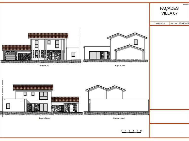 Maison Anglet - 4 chambres - 171m²