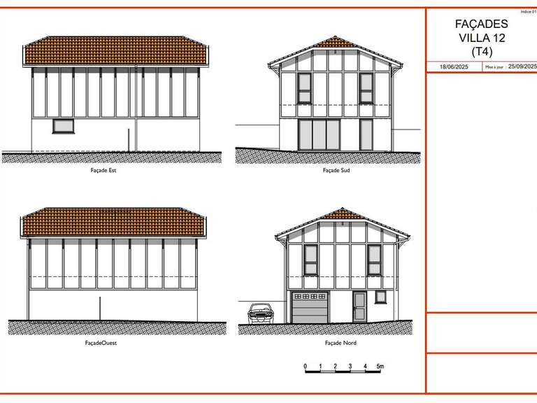 Maison Anglet - 4 chambres - 114m²