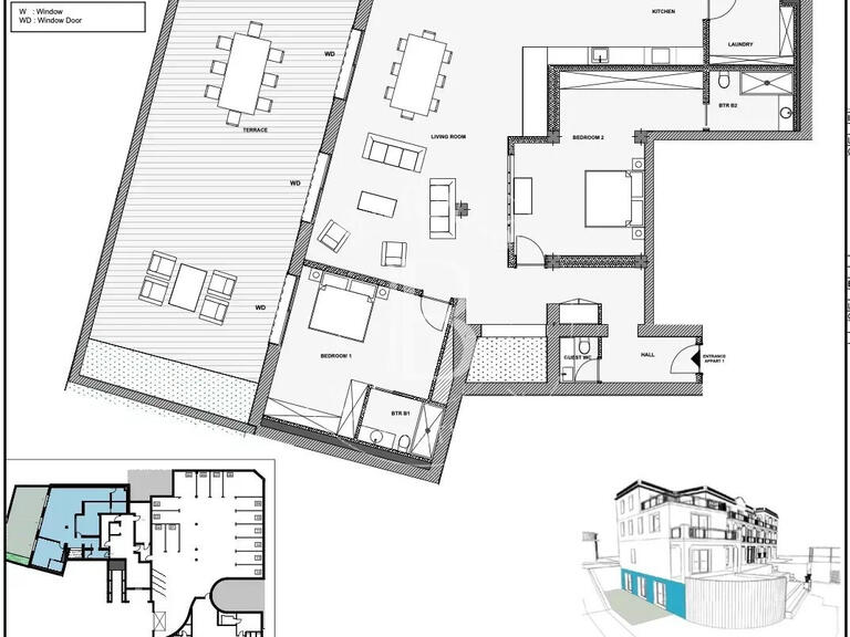 Sale Apartment Antibes - 2 bedrooms