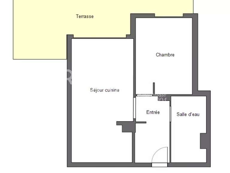 Appartement avec Vue sur mer Antibes - 1 chambre - 74m²