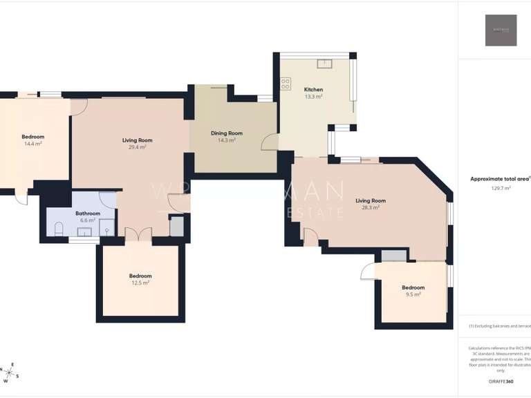 Appartement avec Vue sur mer Antibes - 3 chambres - 323m²