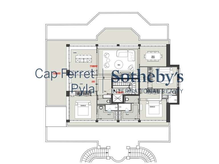Appartement Arcachon - 3 chambres - 148m²