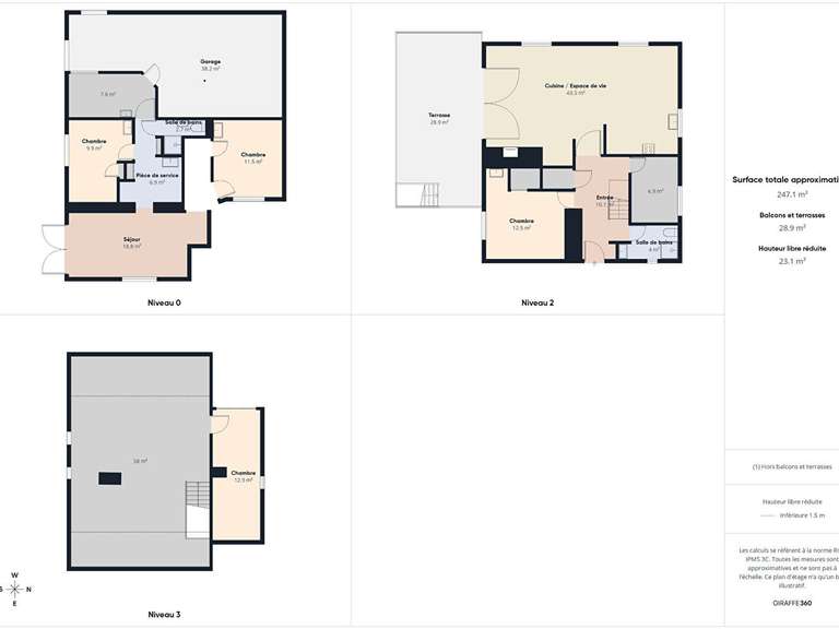 Maison Arvieu - 5 chambres - 247m²