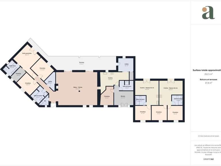 Maison Aups - 8 chambres - 259m²