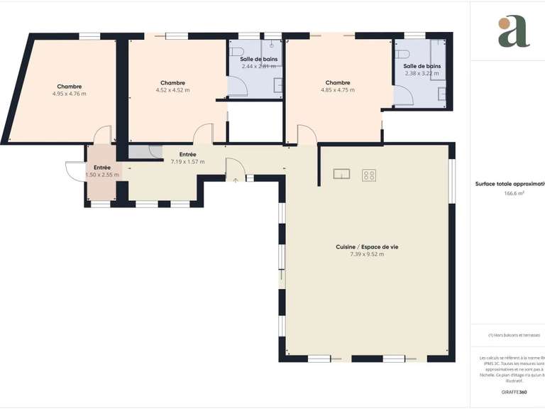 House Bagnols-en-Forêt - 3 bedrooms - 186m²