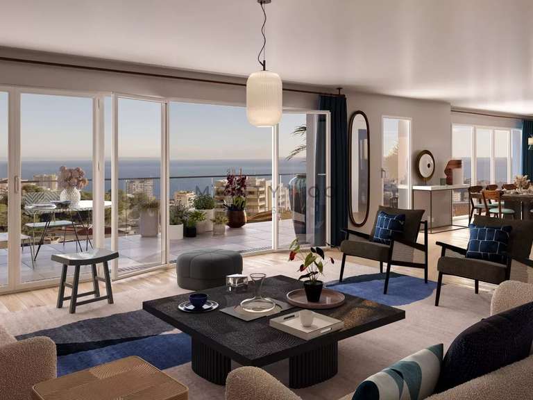 Apartment with Sea view Beausoleil - 2 bedrooms - 69m²