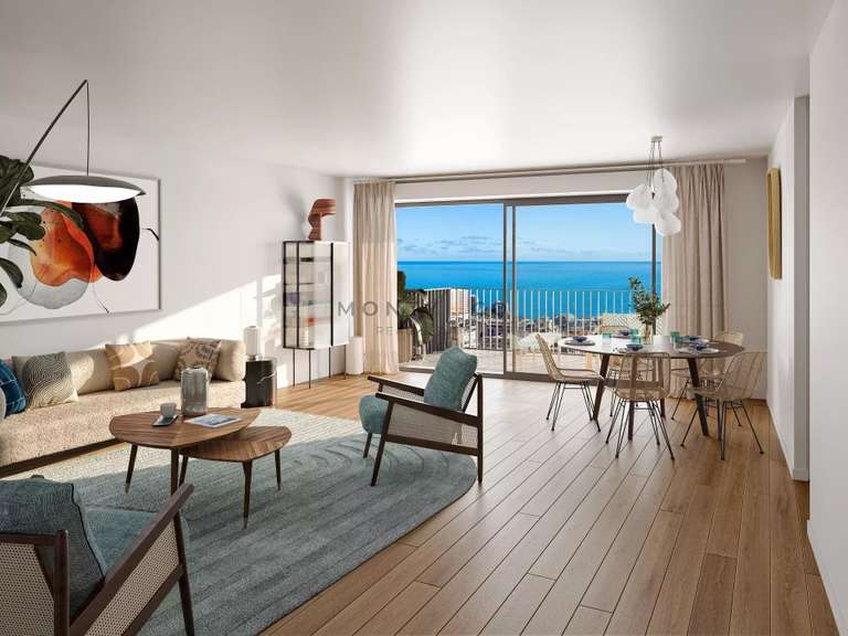 Apartment with Sea view Beausoleil - 4 bedrooms - 122m²