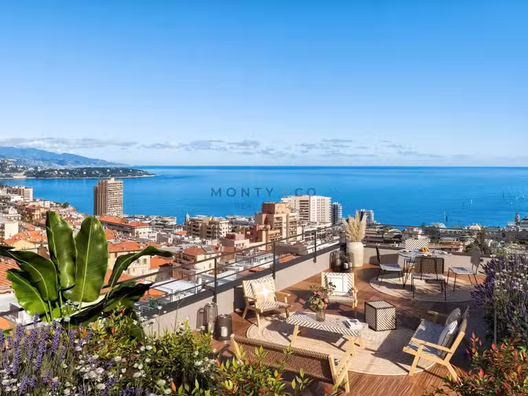 Apartment with Sea view Beausoleil - 4 bedrooms - 112m²