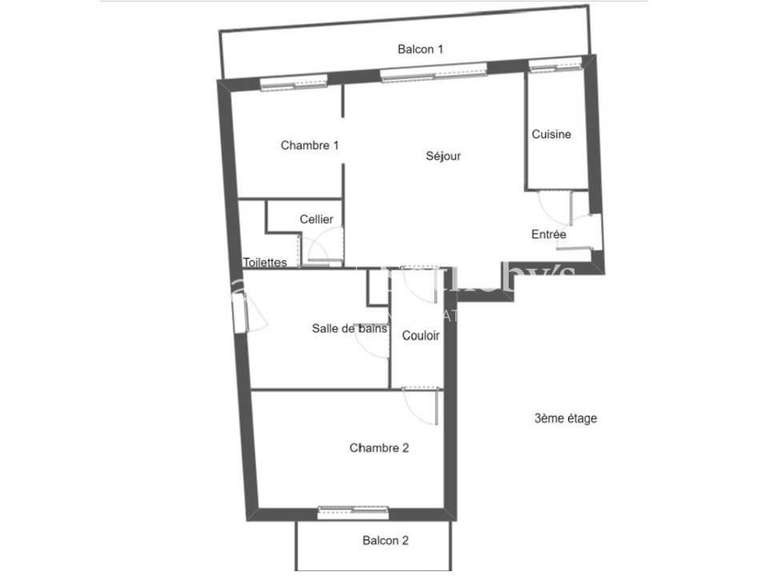 Appartement Biarritz - 2 chambres - 80m²