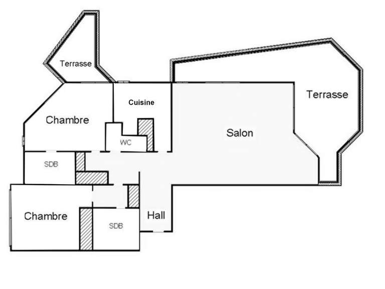Appartement Bordeaux - 2 chambres - 151m²