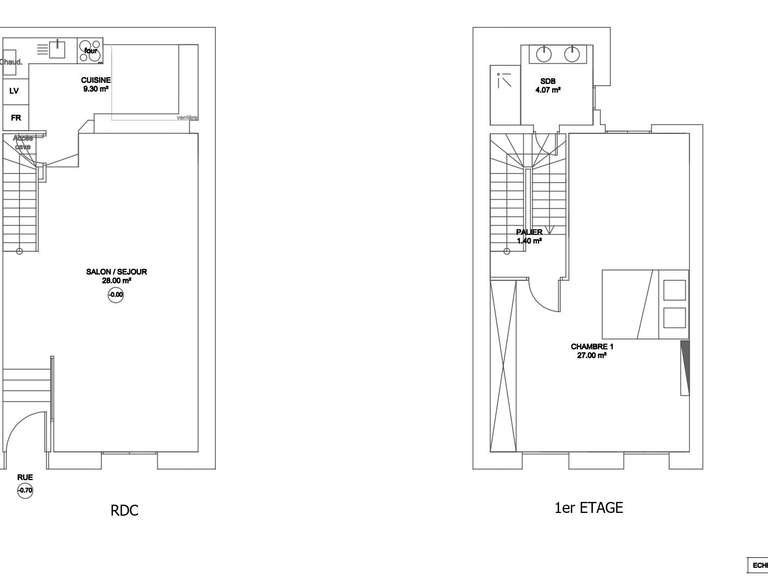 Maison Bordeaux - 3 chambres - 94m²