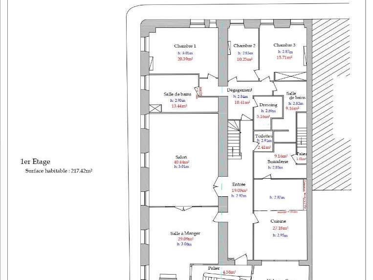Maison Bordeaux - 4 chambres - 500m²