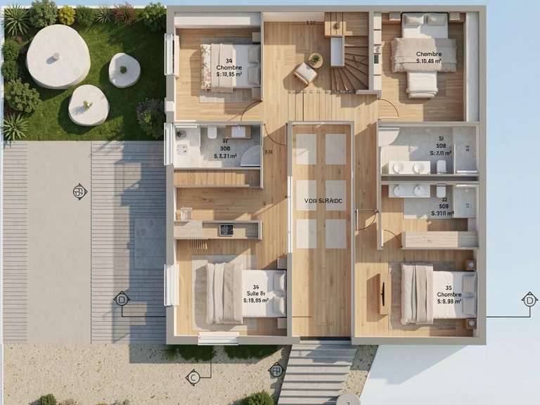 Maison Bordeaux - 5 chambres - 250m²