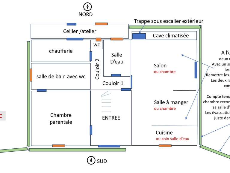 Maison Bordeaux - 4 chambres - 176m²