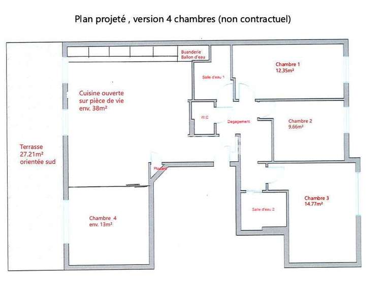 Appartement Boulogne-Billancourt - 4 chambres