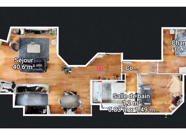 Appartement Boulogne-Billancourt - 2 chambres - 76m²