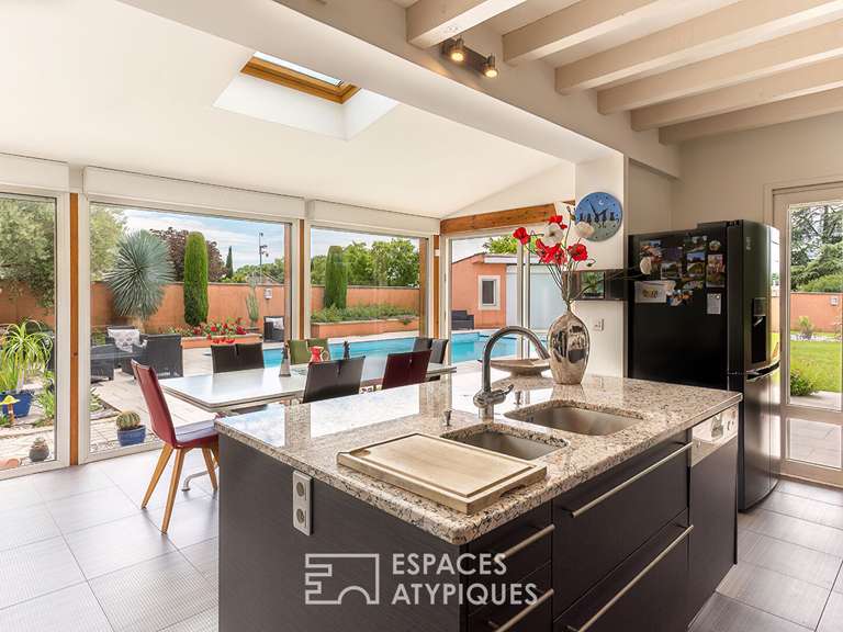 Maison Bourg-lès-Valence - 3 chambres - 160m²