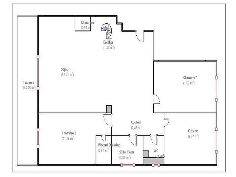 Apartment Cagnes-sur-Mer - 2 bedrooms - 73m²