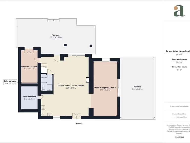 Maison Callian - 4 chambres - 150m²