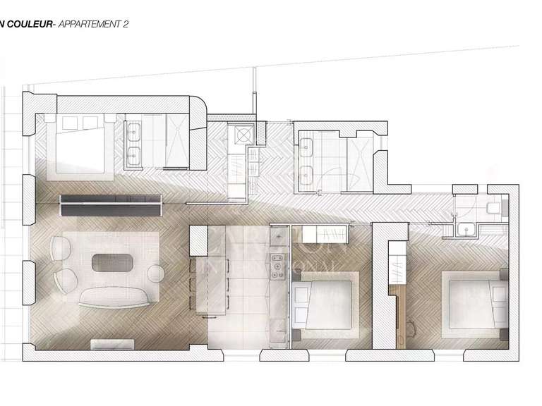 Appartement Cannes - 3 chambres - 110m²