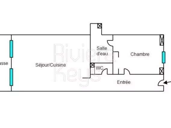 Appartement Cannes - 1 chambre - 45m²