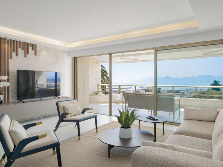 Appartement avec Vue sur mer Cannes - 3 chambres - 100m²