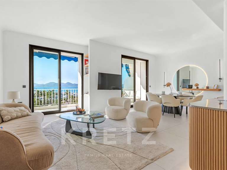 Appartement avec Vue sur mer Cannes - 3 chambres - 100m²