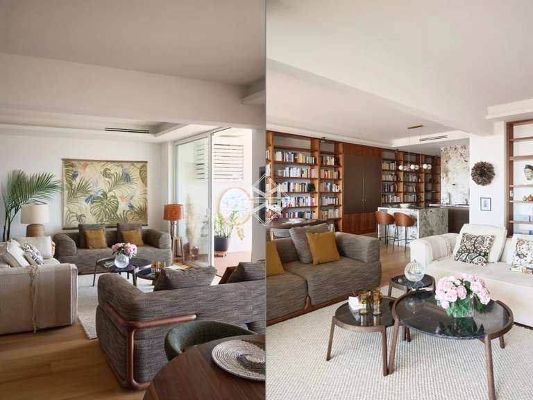 Appartement avec Vue sur mer Cannes - 2 chambres - 120m²