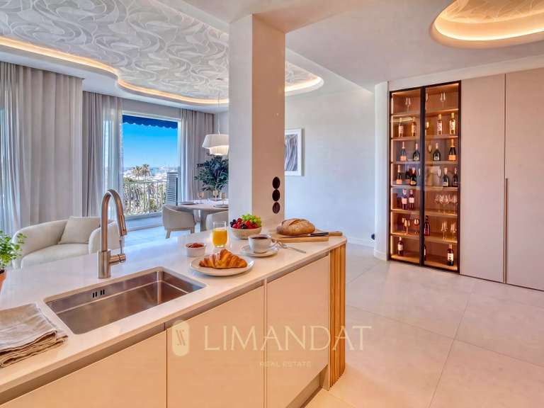 Appartement avec Vue sur mer Cannes - 2 chambres - 100m²