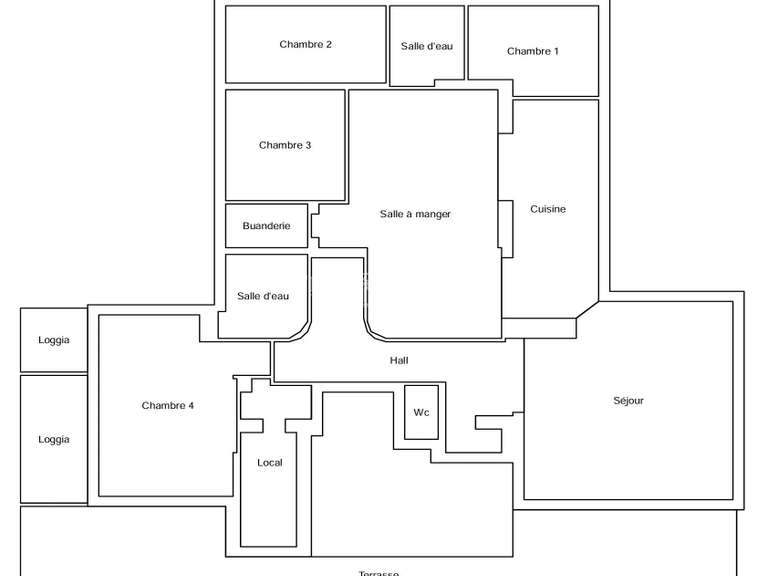 Appartement Cannes - 4 chambres - 172m²