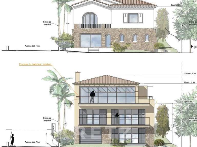 Maison avec Vue sur mer Cannes - 6 chambres - 370m²