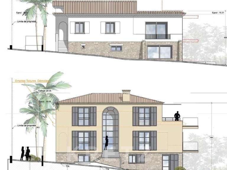 Maison avec Vue sur mer Cannes - 6 chambres - 370m²