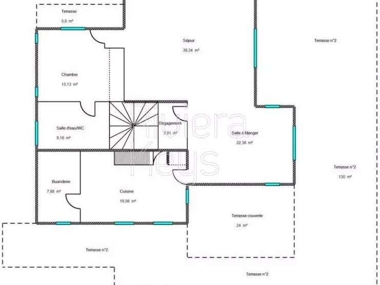 Villa avec Vue sur mer Cannes - 4 chambres - 220m²