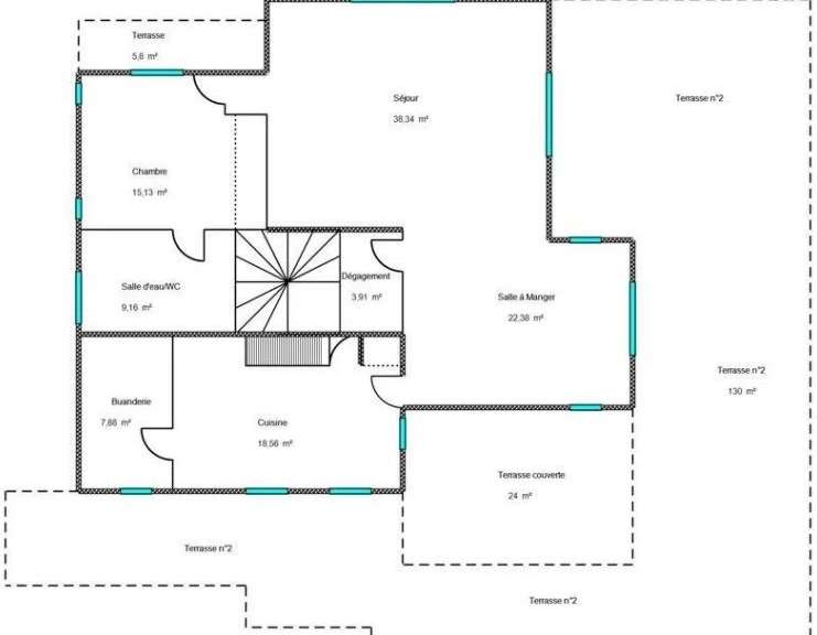 Villa Cannes - 4 chambres - 220m²