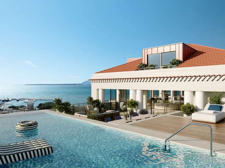 Appartement avec Vue sur mer Cap-d-antibes - 6 chambres - 1218m²