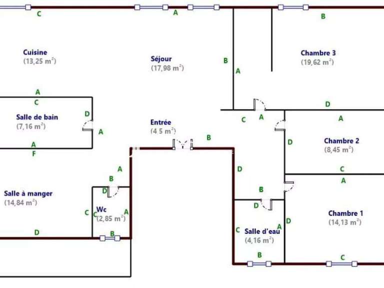 Apartment cap-d-antibes - 3 bedrooms