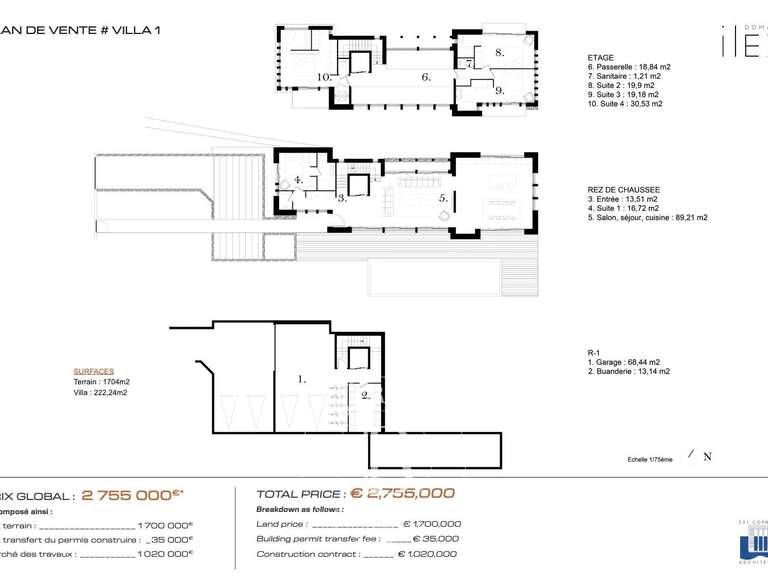 Maison Cassis - 3 chambres - 222m²
