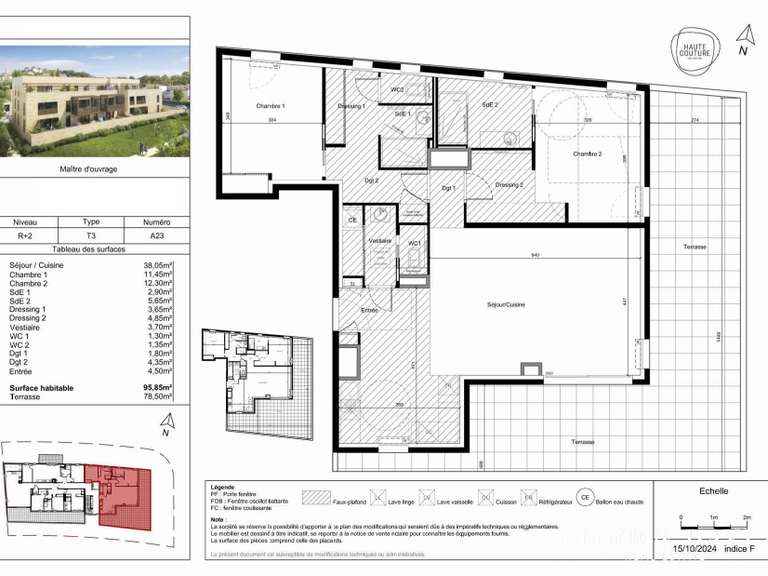 Apartment Castries - 3 bedrooms - 120m²