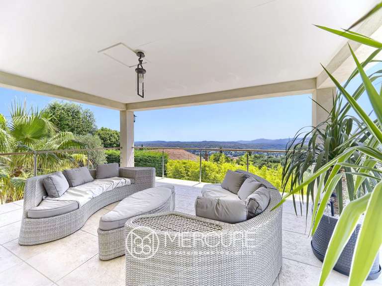 Propriété avec Vue sur mer Châteauneuf-Grasse - 4 chambres - 294m²