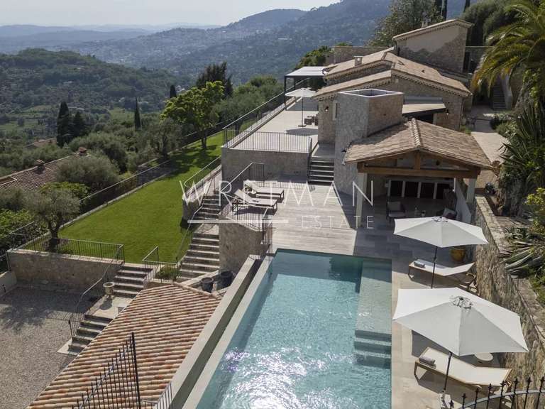 Villa avec Vue sur mer Châteauneuf-Grasse - 4 chambres - 286m²