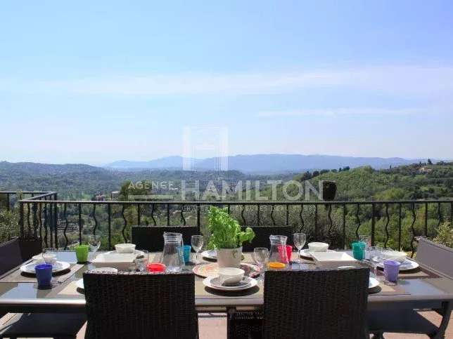 Villa avec Vue sur mer Châteauneuf-Grasse - 5 chambres - 205m²