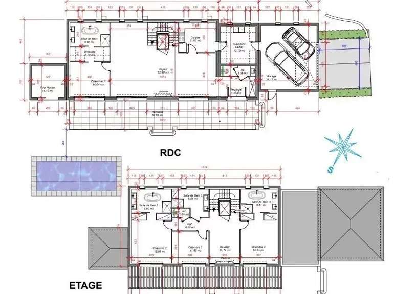 Maison Cheval-Blanc - 4 chambres - 224m²