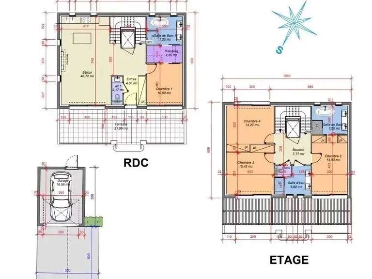 Maison Cheval-Blanc - 4 chambres - 136m²