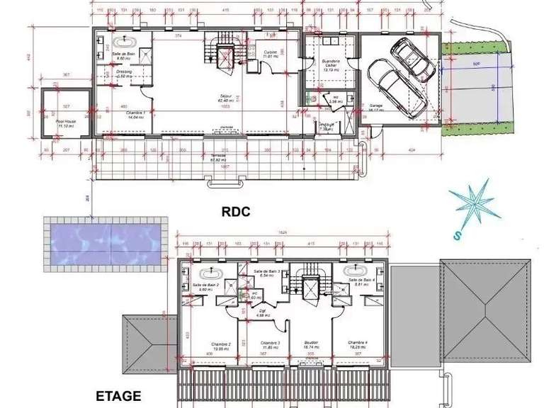 Maison Cheval-Blanc - 4 chambres - 224m²