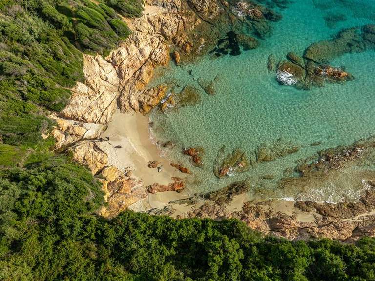 Terrain avec Vue sur mer Coggia - 1990m²